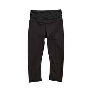 Lucy Capri Womens S Small Black Power Max Pull On Stretch Activewear Pants